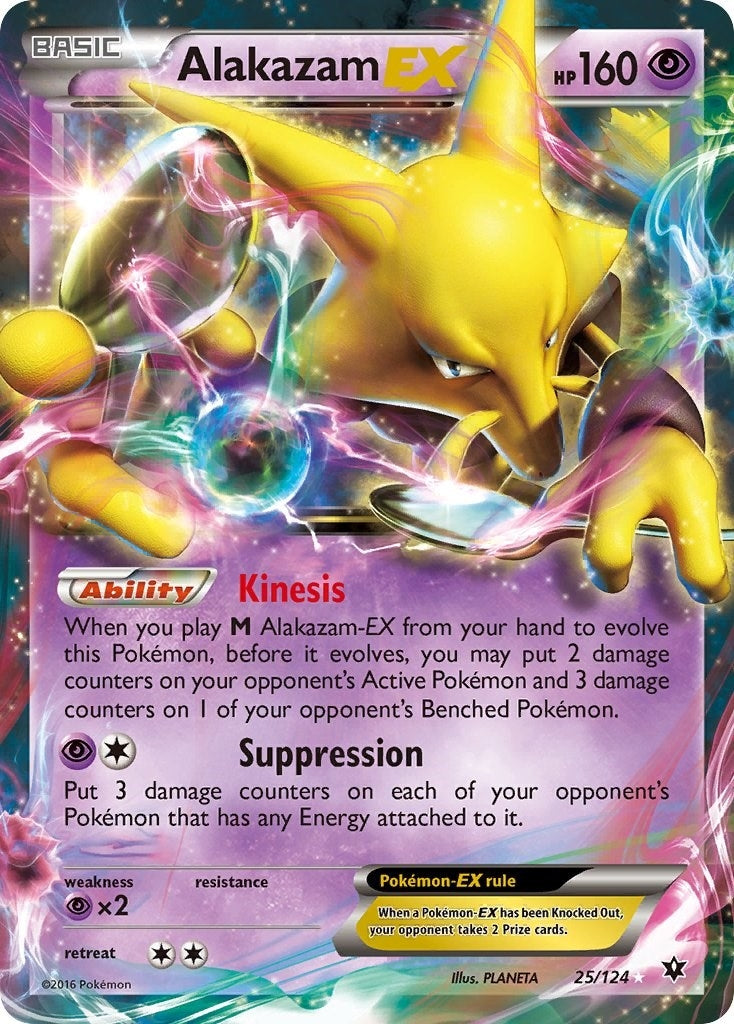 Image for Alakazam EX (25/124) - Pokemon