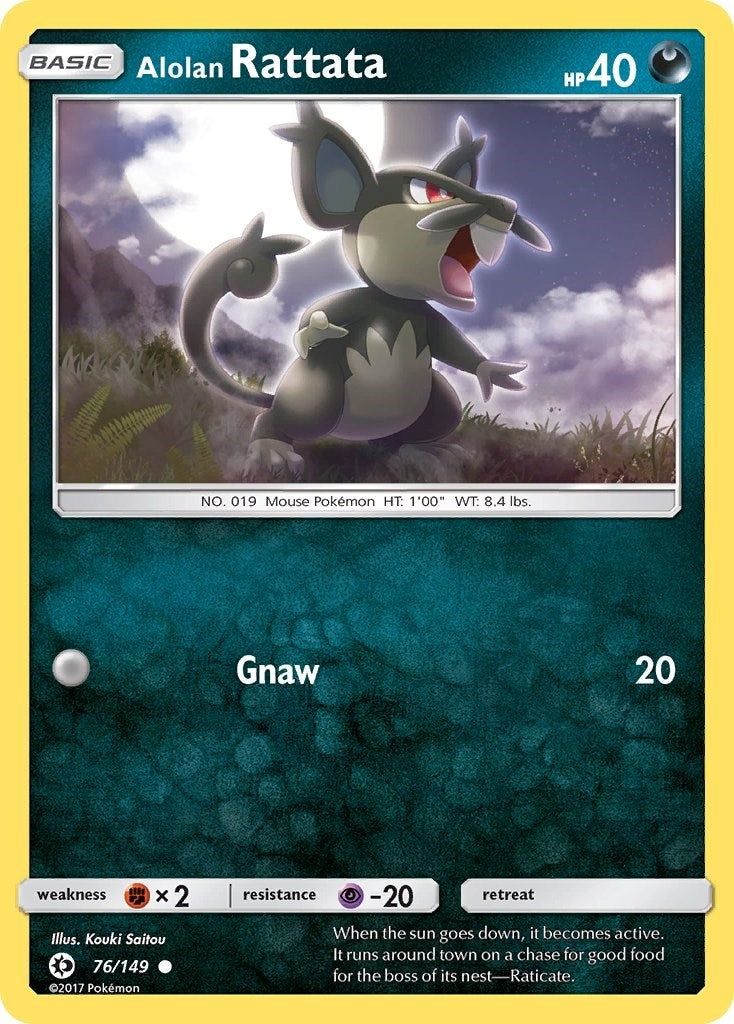 Image for Alolan Rattata (76/149) - Pokemon