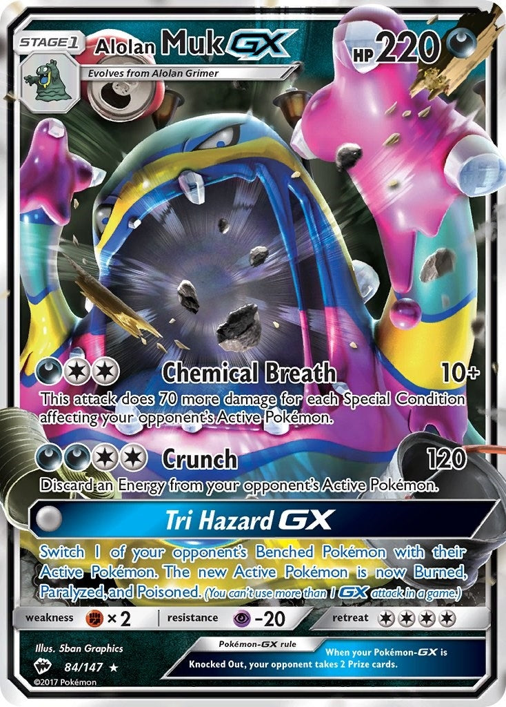 Image for Alolan Muk GX (84/147) - Pokemon