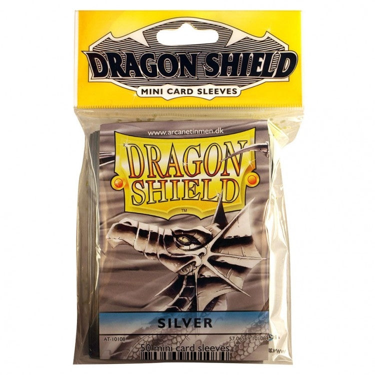 Dragon Shield Japanese Sleeves - Silver (50-Pack)