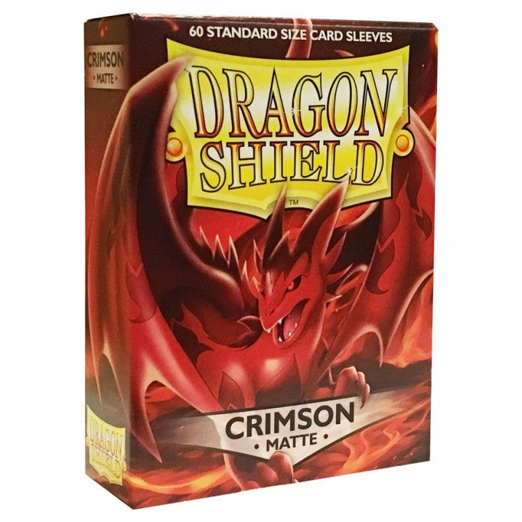 Image for Dragon Shield Matte Sleeves - Crimson (60-Pack) - Card Sleeves