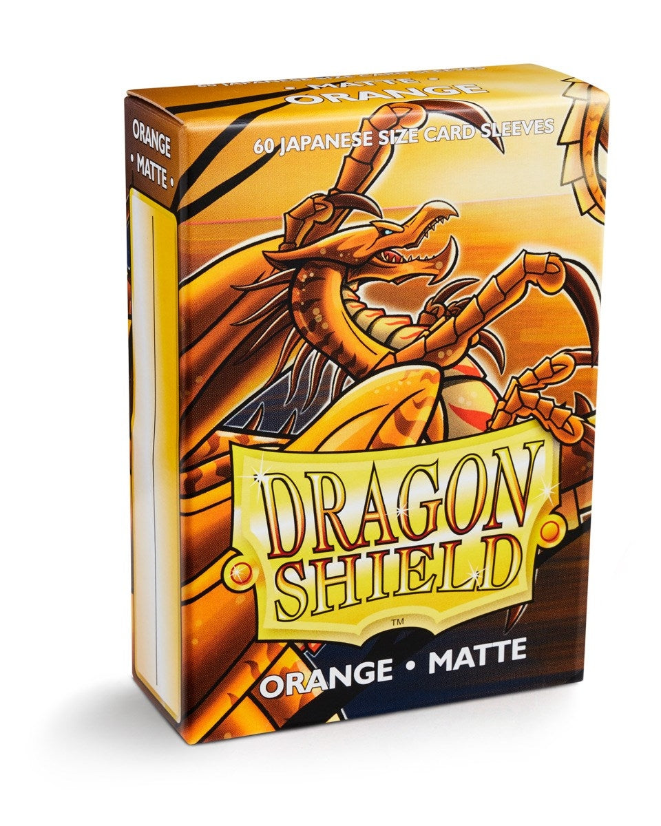Image for Dragon Shield Matte Japanese Sleeves - Orange (60-Pack) - Card Sleeves