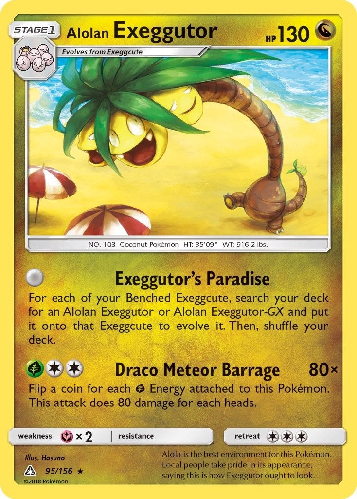 Image for Alolan Exeggutor (95/156) - Pokemon