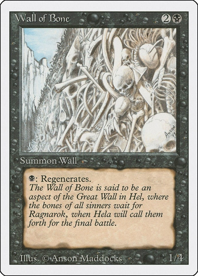 Image for Wall of Bone - Magic: The Gathering