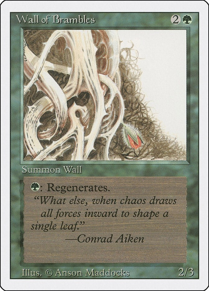 Image for Wall of Brambles - Magic: The Gathering