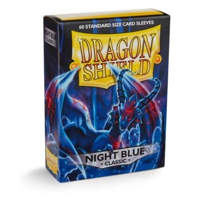 Image for Dragon Shield Classic Standard Sleeves - Night Blue Xao (60-Pack) - Card Sleeves