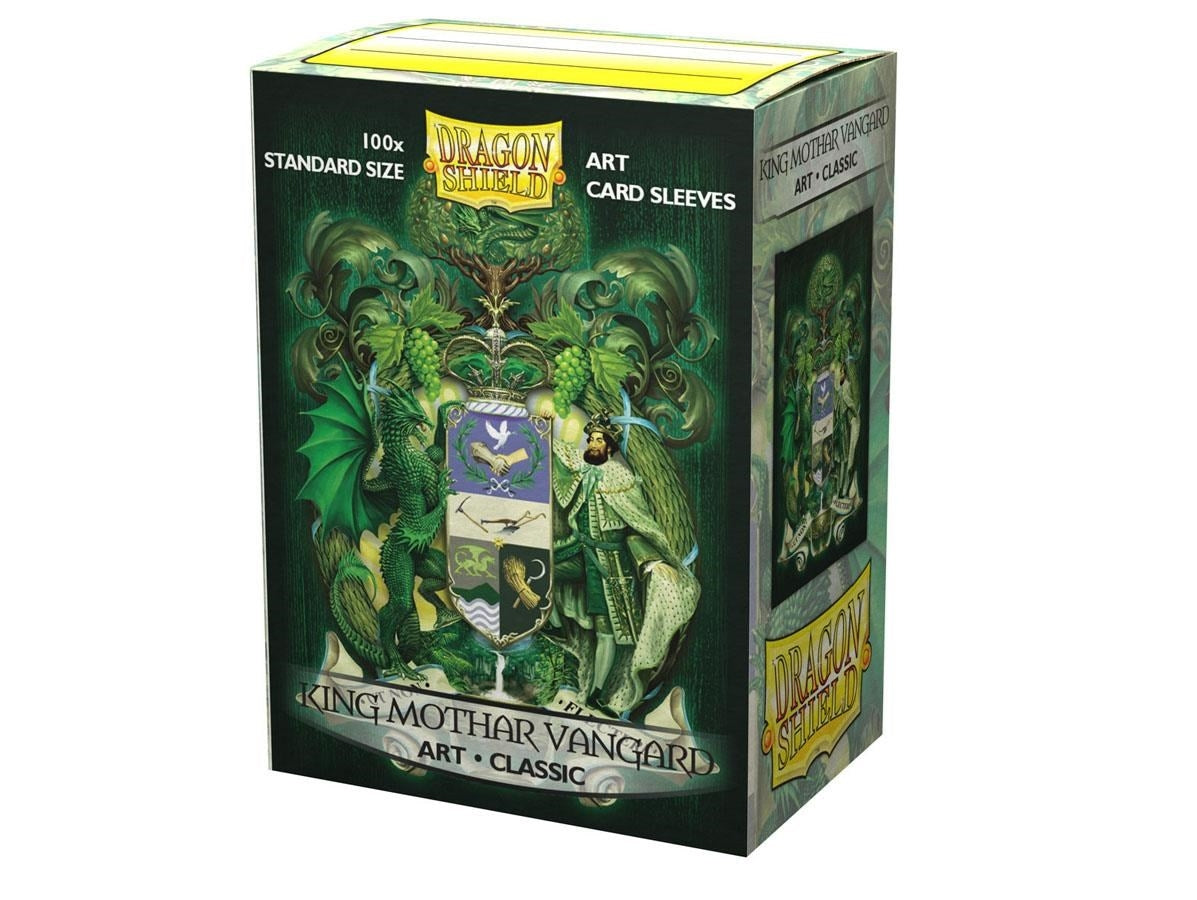 Image for Dragon Shield Limited Edition Classic Art Sleeves - King Mothar Vanguard: Coat-of-Arms (100-Pack) - Card Sleeves