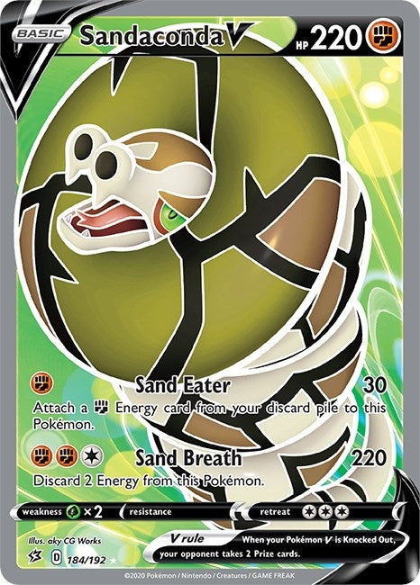 Image for Sandaconda V (Full Art) (184/192) - Pokemon