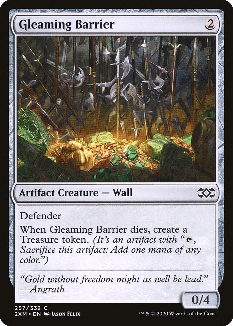 Image for Gleaming Barrier (257) - Magic: The Gathering