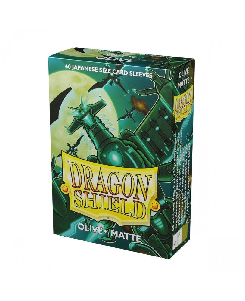 Image for Dragon Shield Matte Japanese Sleeves - Olive (60-Pack) - Card Sleeves
