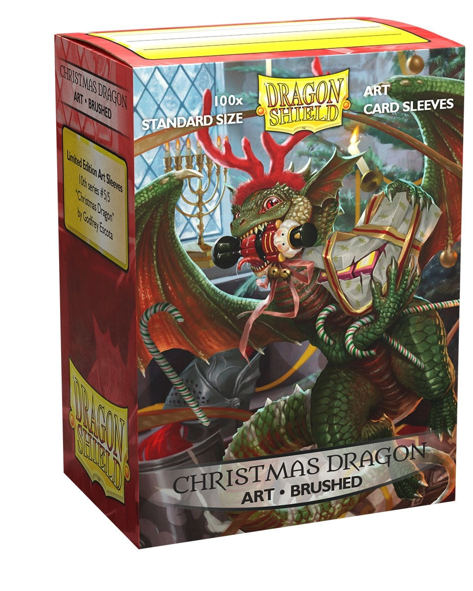 Image for Dragon Shield Limited Edition Art Brushed Sleeves - Christmas Dragon 2020 (100-Pack) - Card Sleeves