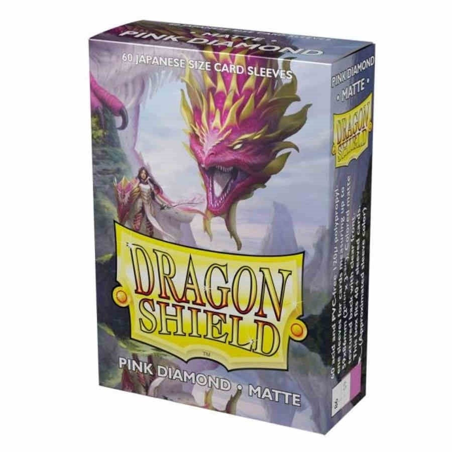 Image for Dragon Shield Matte Japanese Sleeves - Pink Diamond (60-Pack) - Card Sleeves