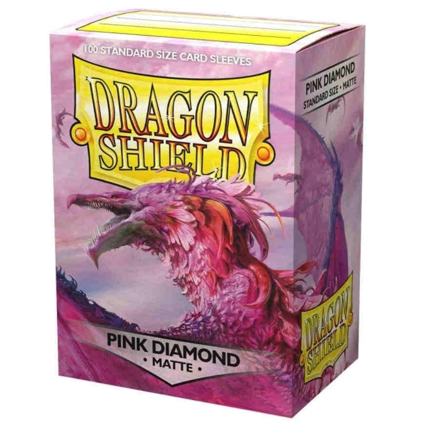 Image for Dragon Shield Matte Sleeves - Pink Diamond (100-Pack) - Card Sleeves