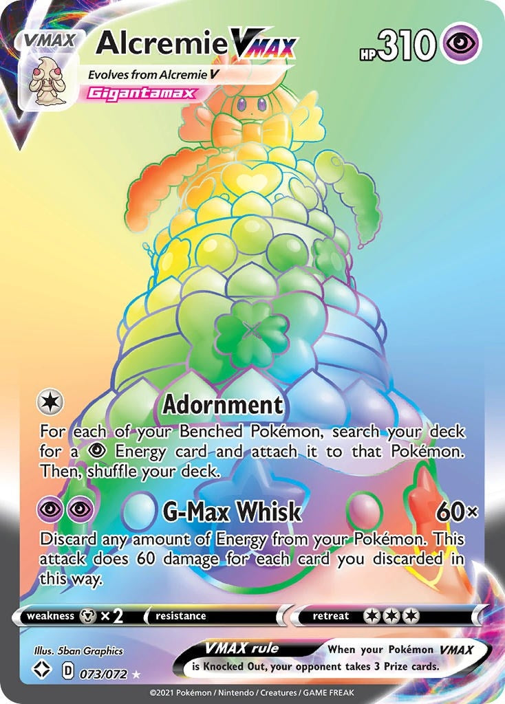 Image for Alcremie VMAX (Secret) (073/072) - Pokemon