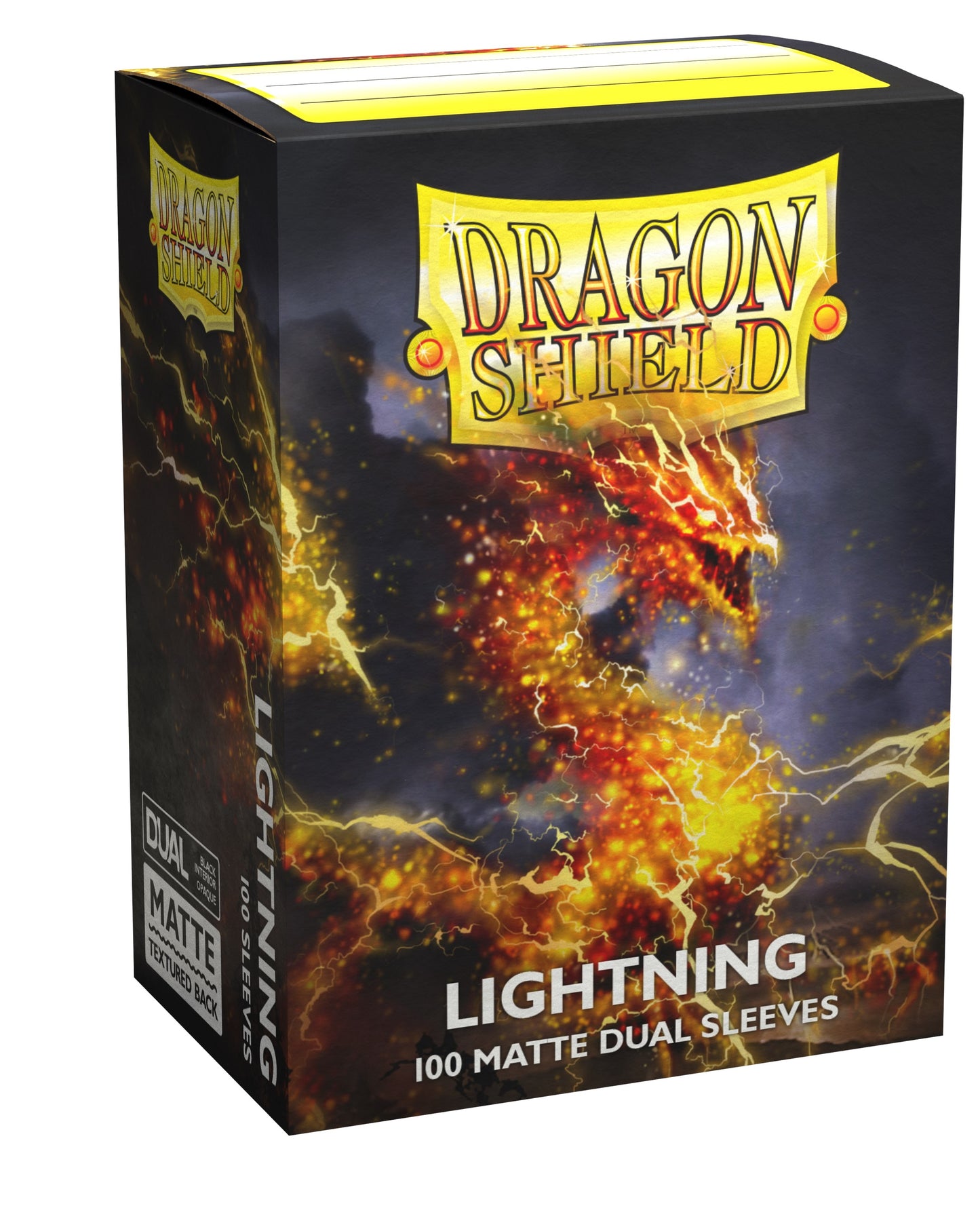 Image for Dragon Shield Dual Matte Standard Sleeves - Lightning (100-Pack) - Card Sleeves