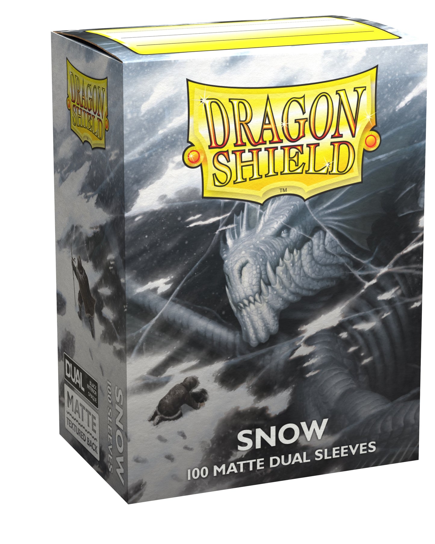 Image for Dragon Shield Dual Matte Standard Sleeves - Snow (100-Pack) - Card Sleeves