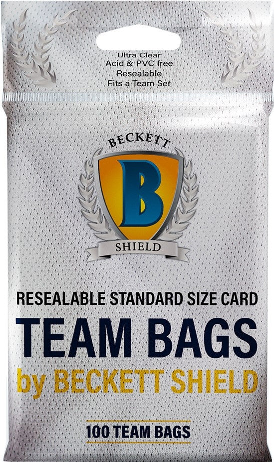 Image for Beckett Shield Team Bags (100-Pack) - Card Sleeves