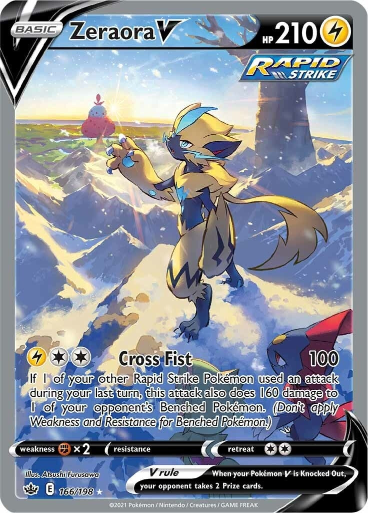 Image for Zeraora V (Alternate Full Art) (166/198) - Pokemon