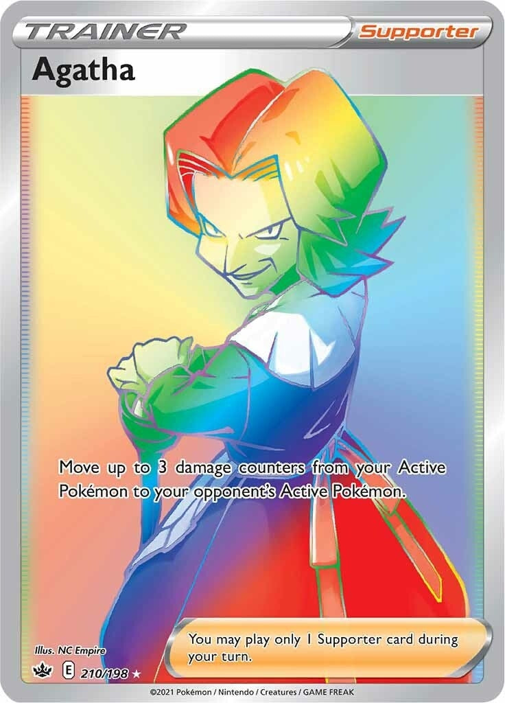 Image for Agatha (Secret) (210/198) - Pokemon