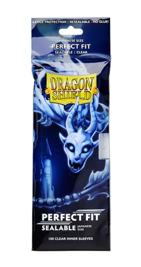 Image for Dragon Shield Japanese Size Perfect Fit Sealable Sleeves - Clear (100-Pack) - Card Sleeves