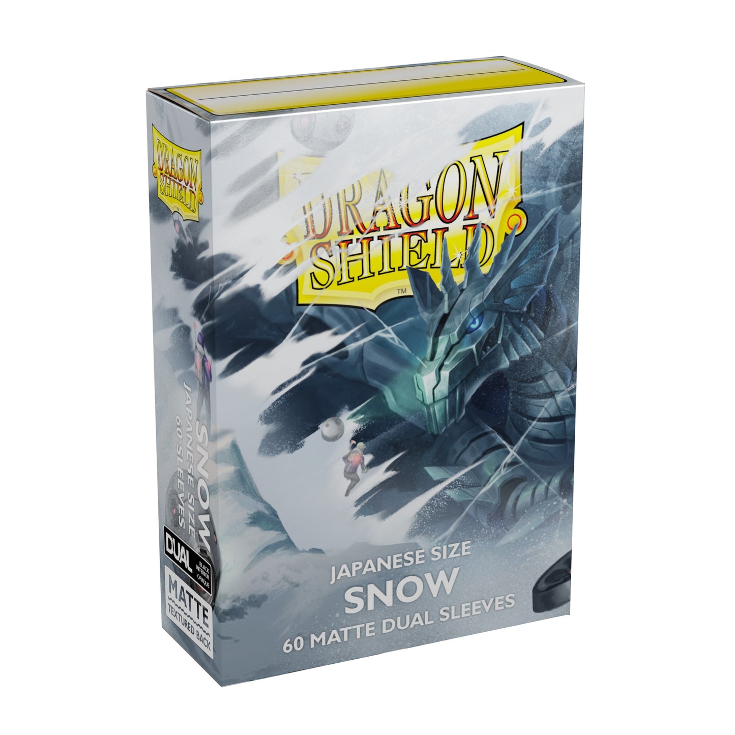 Image for Dragon Shield Dual Matte Japanese Sleeves - Snow (60-Pack) - Card Sleeves