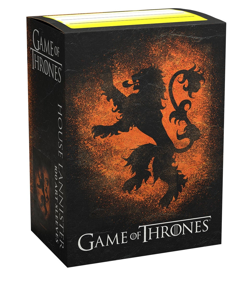 Image for Dragon Shield Game of Thrones Brushed Art Sleeves: House Lannister - Card Sleeves