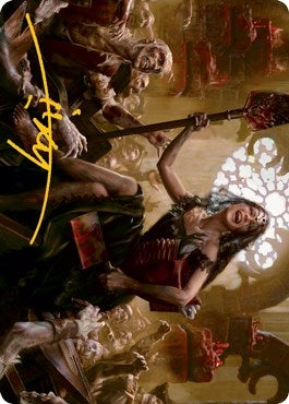 Image for Gisa, Glorious Resurrector Art Card (Gold-Stamped Signature) (35) - Magic: The Gathering