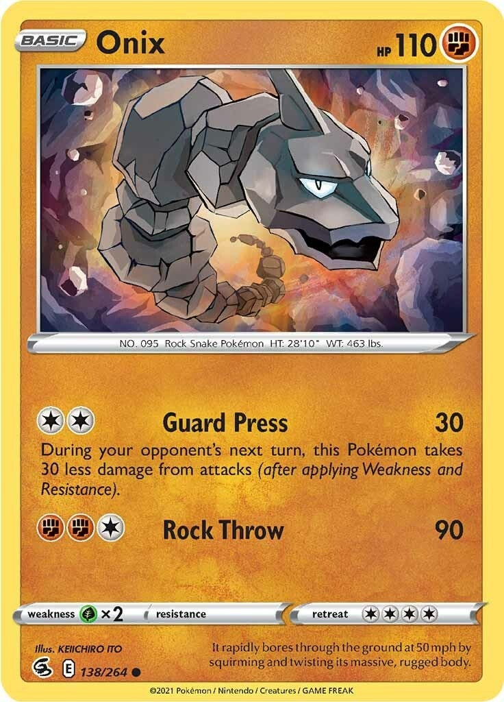 Image for Onix (138/264) - Pokemon