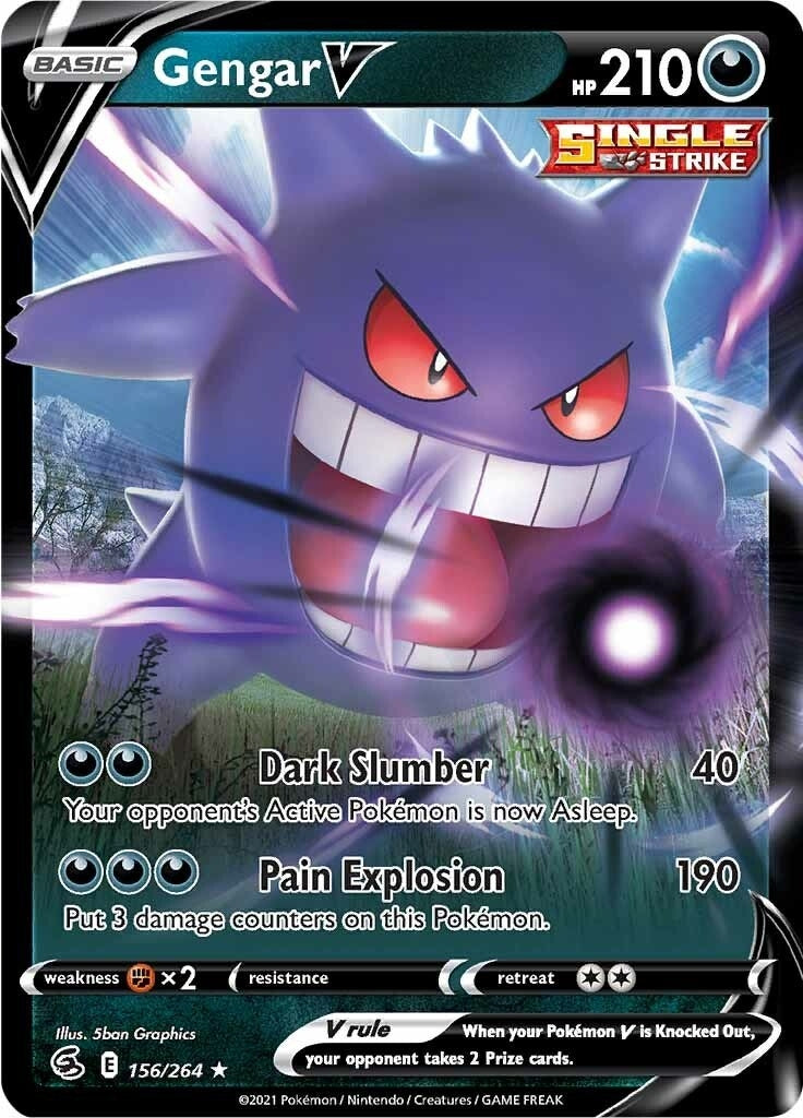 Image for Gengar V (156/264) - Pokemon