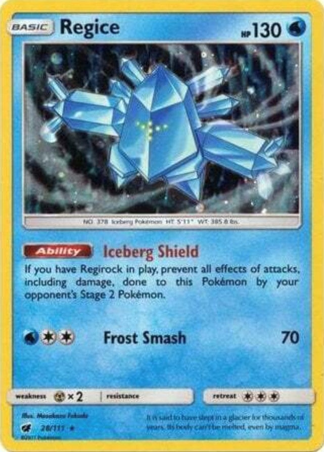 Image for Regice - 28/111 (Cosmos Holo) (28/111) - Pokemon