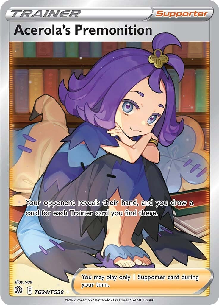 Image for Acerola's Premonition (TG24/TG30) - Pokemon