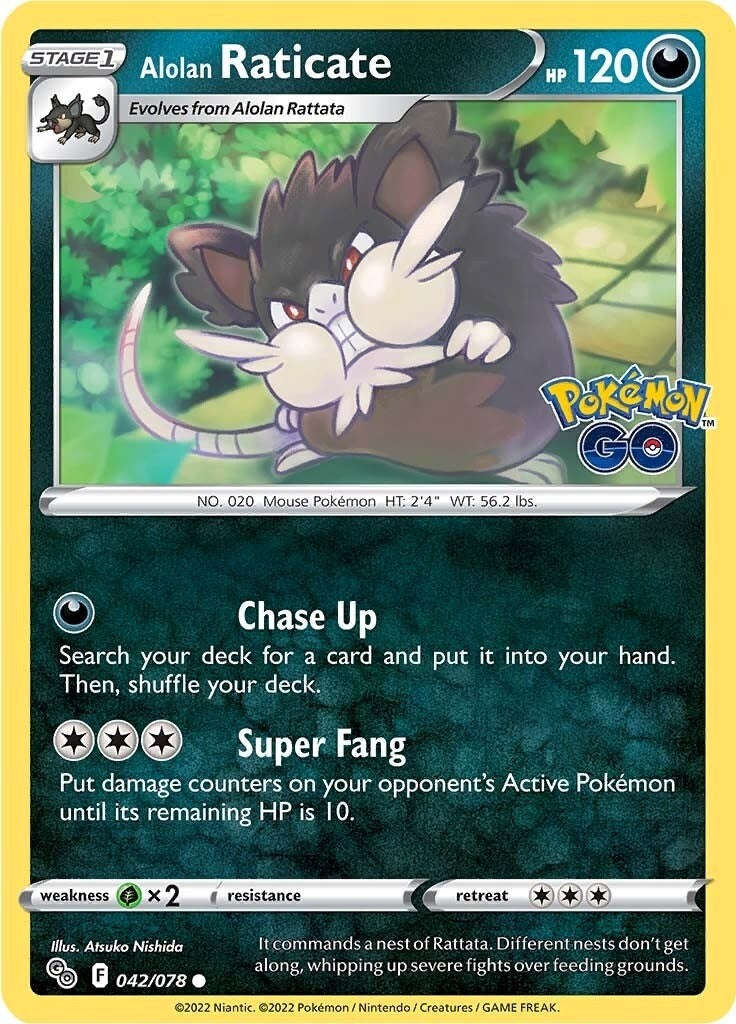 Image for Alolan Raticate (042/078) - Pokemon