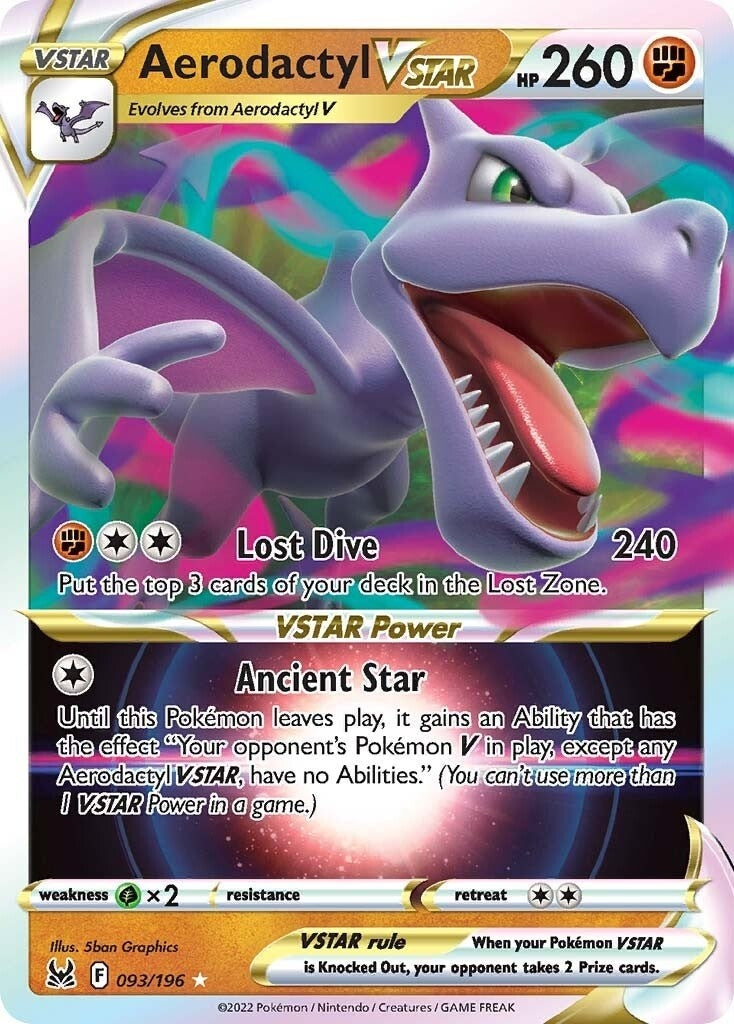 Image for Aerodactyl VSTAR (093/196) - Pokemon