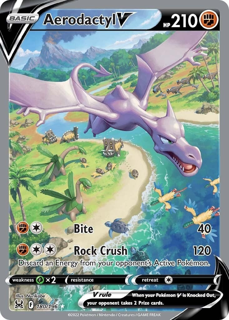 Image for Aerodactyl V (Alternate Full Art) (180/196) - Pokemon