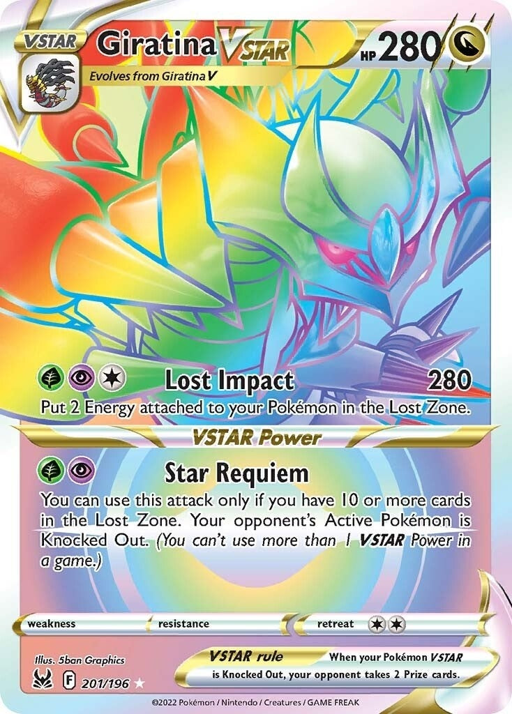 Image for Giratina VSTAR (201) (Secret) (201/196) - Pokemon