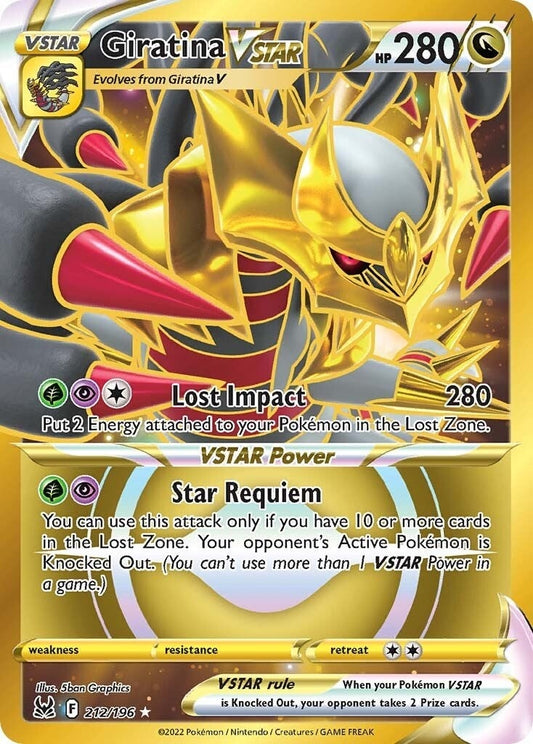 Image for Giratina VSTAR (212) (Secret) (212/196) - Pokemon
