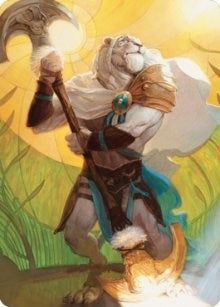 Image for Ajani, Sleeper Agent Art Card (42) - Magic: The Gathering