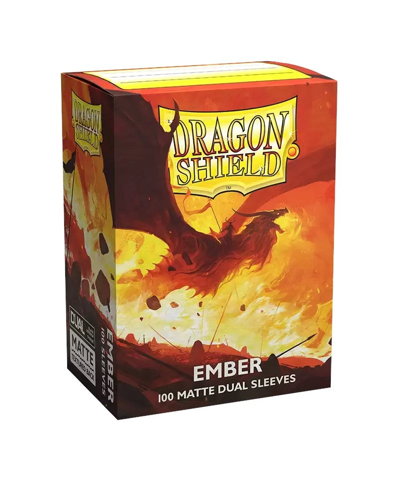 Image for Dragon Shield Dual Matte Standard Sleeves - Ember (100-Pack) - Card Sleeves