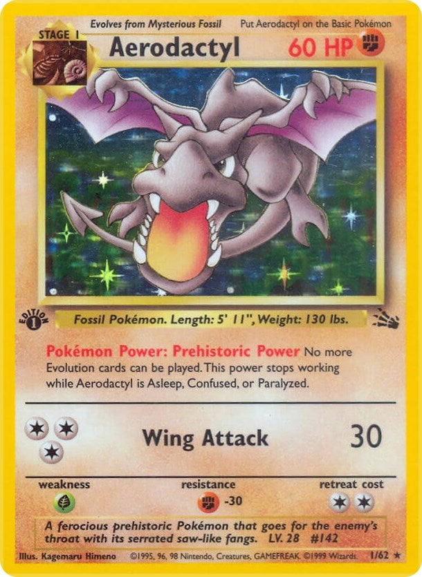 Image for Aerodactyl (1) (01/62) - Pokemon