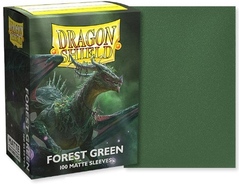 Image for Dragon Shield Matte Standard Sleeves - Forest Green (100-Pack) - Card Sleeves