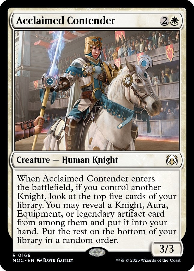 Image for Acclaimed Contender (166) - Magic: The Gathering