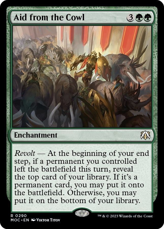 Image for Aid from the Cowl (290) - Magic: The Gathering