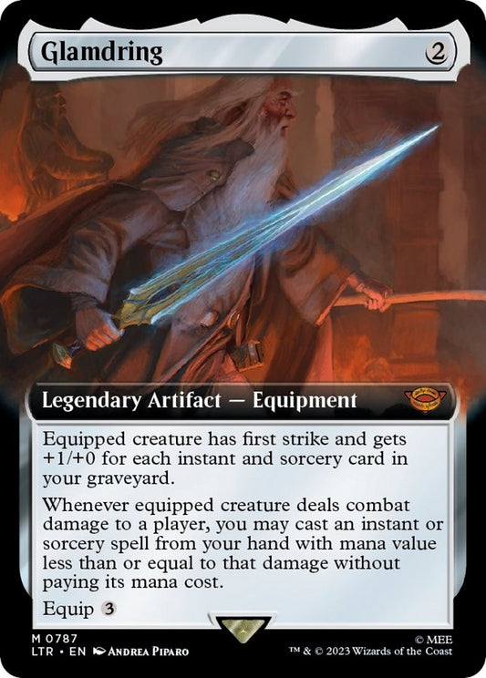 Image for Glamdring (Extended Art) (Surge Foil) (787) - Magic: The Gathering