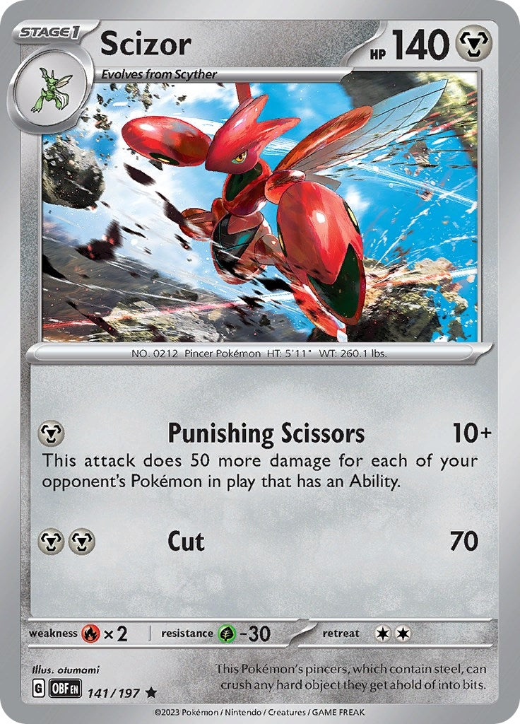 Image for Scizor (141/197) - Pokemon