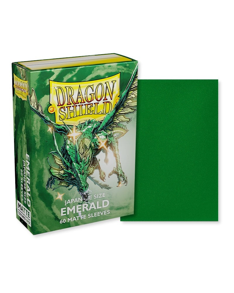 Image for Dragon Shield Japanese Matte Sleeves - Emerald (60-Pack) - Card Sleeves