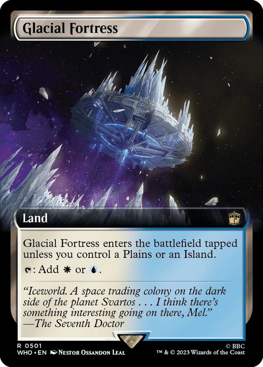 Image for Glacial Fortress (Extended Art) (501) - Magic: The Gathering