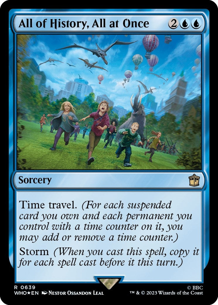 Image for All of History, All at Once (Surge Foil) (639) - Magic: The Gathering