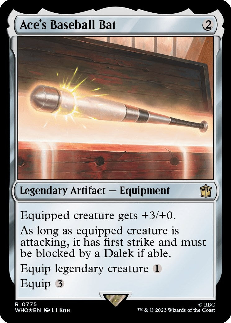 Image for Ace's Baseball Bat (Surge Foil) (775) - Magic: The Gathering