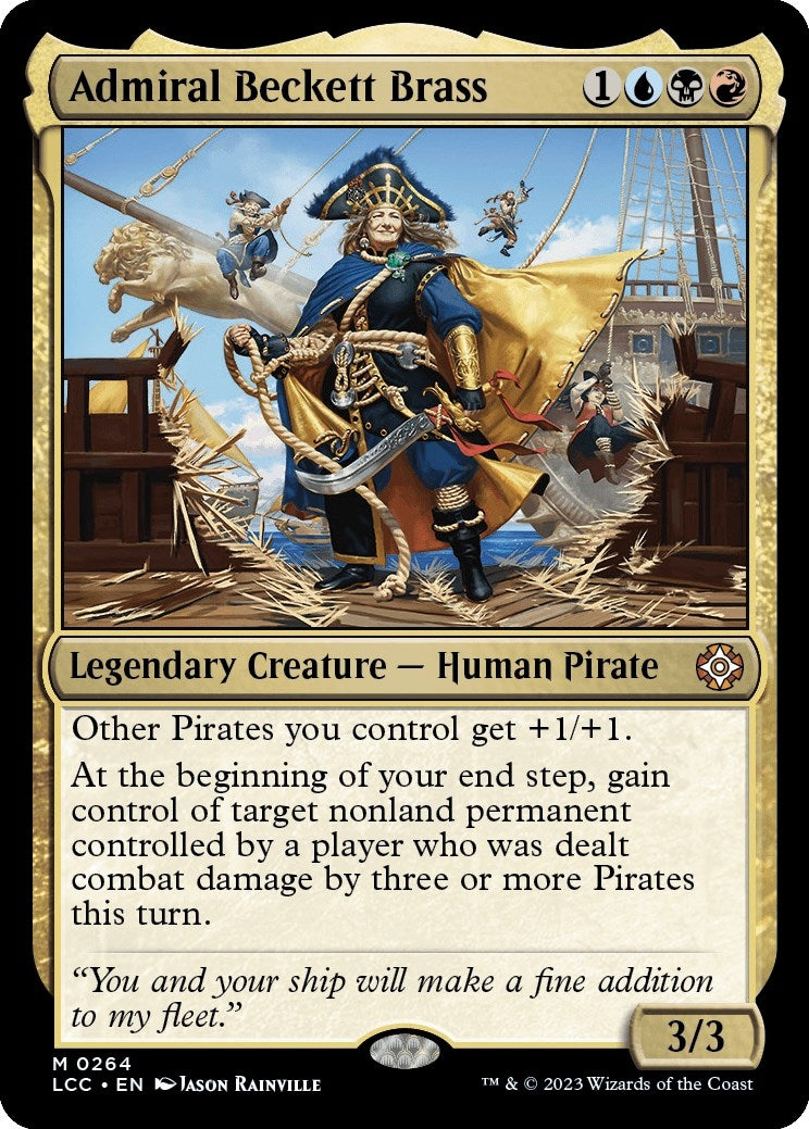Image for Admiral Beckett Brass (264) - Magic: The Gathering