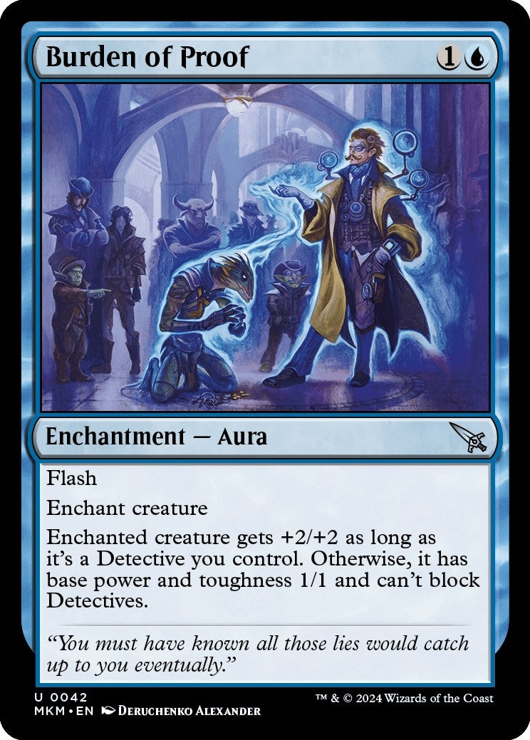 Image for Burden of Proof (42) - Magic: The Gathering